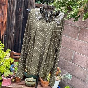 Free People Sheer Blouse